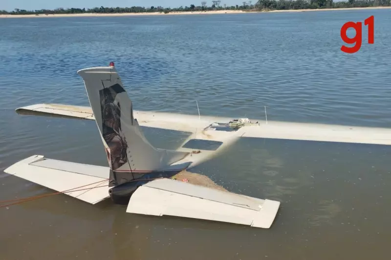 Avião com Indícios de Alteração é Encontrado Submerso no Rio Araguaia: Mistério em MT