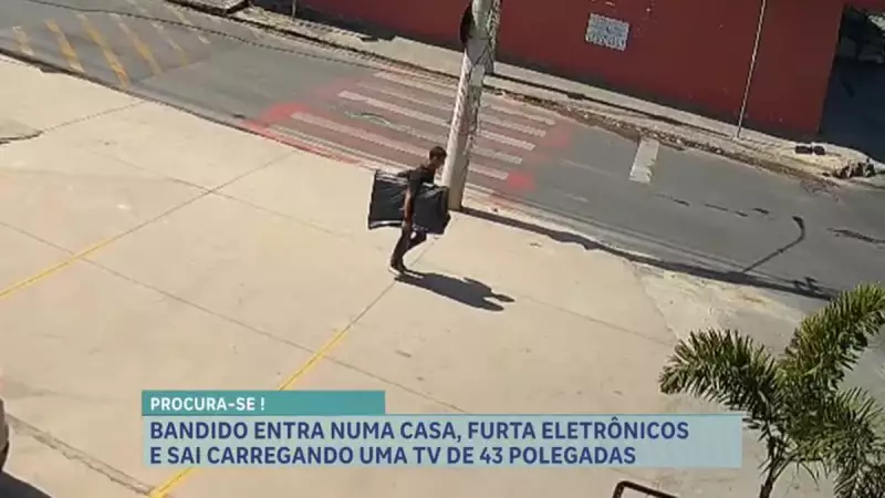 Bandido invade residência na Grande BH e leva mais de R$ 6 mil em eletrônicos e objetos pessoais