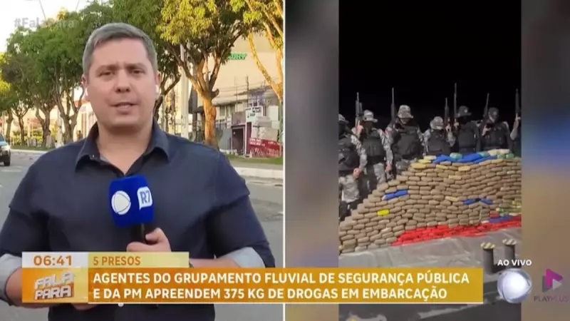 Barco com 375 kg de drogas é apreendido no Rio Amazonas — veja os detalhes da operação