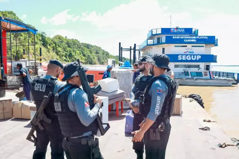 Base Fluvial Candiru prende suspeitos e apreende arsenal e dinheiro em operação relâmpago no Pará