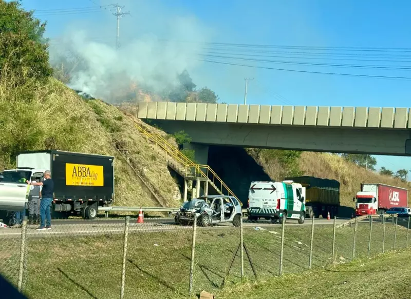 Batida em Cadeia na Rodovia de Itu Deixa Motorista em Estado Grave: Veja Detalhes