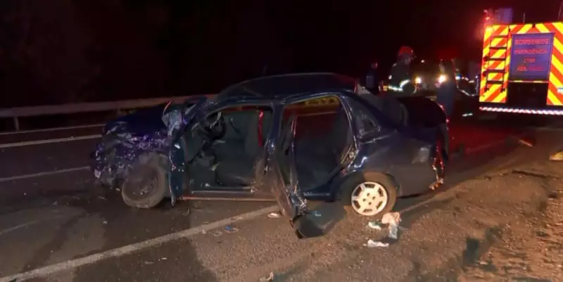 Batida violenta na SP-215 em São Carlos deixa quatro feridos; veja detalhes