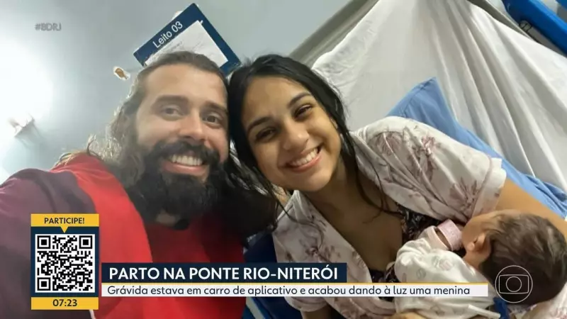 Bebê nasce em plena Ponte Rio-Niterói dentro de carro de aplicativo — um drama sobre rodas