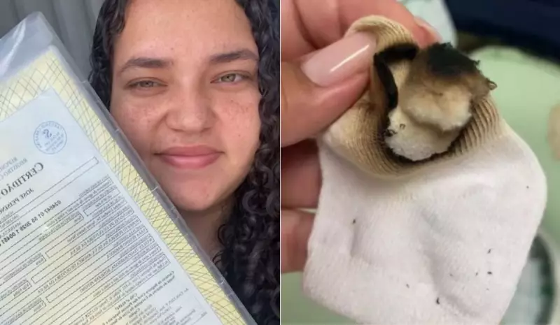 Bebê tem pé queimado em hospital e luta por certidão de nascimento no ES — uma história de superação