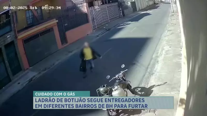 Belo Horizonte em alerta: suspeito de furtar botijões de gás é investigado pela polícia
