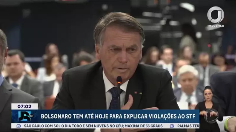 Bolsonaro no Limite: STF Exige Explicações Sobre Descumprimento de Medidas até Hoje