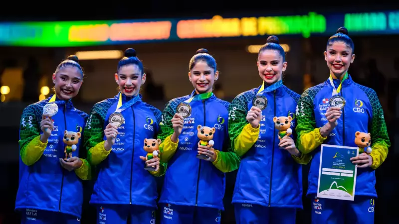 Brasil Faz História! Ginastas Conquistam Medalha Inédita no Mundial de Ginástica Rítmica
