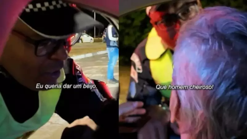 Caetano Veloso Surpreendido por Beijo Espontâneo de Guarda de Trânsito Após Show em Brasília