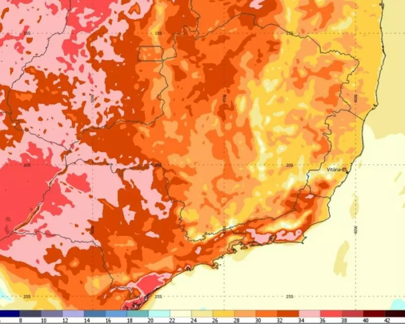 Calor Extremo em SP: Interior em Estado de Alerta com Temperaturas de Até 42°C