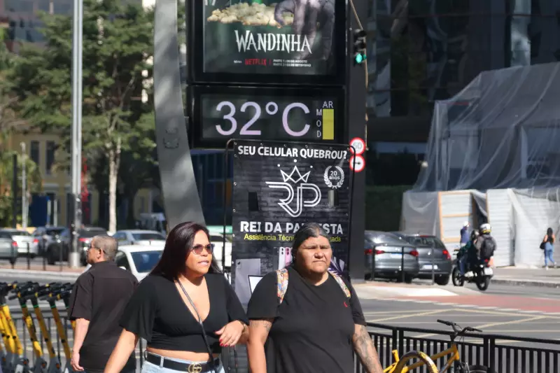 Calor Histórico em SP: Sábado Chega a 32,7°C e Domingo Promete Queda Brusca de Temperatura