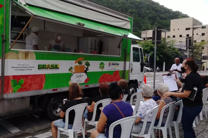 Caminhão Sabor & Renda: Oficinas Gratuitas de Educação Alimentar Chegam à Baixada Santista