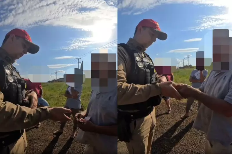 Caminhoneiro Flagrado em Esquema de Corrupção no Paraná: Vídeo Mostra Tentativa de Suborno