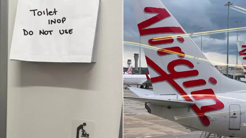 Caos a bordo: Passageiros forçados a usar garrafas após banheiros de avião quebrarem em pleno voo