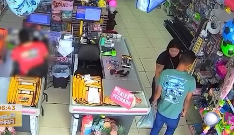 Casal aproveita distração de funcionário e furtam loja em Capanema — veja como aconteceu!