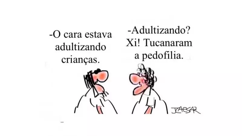 Charge de J.Caesar: Uma Sátira Afiada sobre o Cenário Político Brasileiro