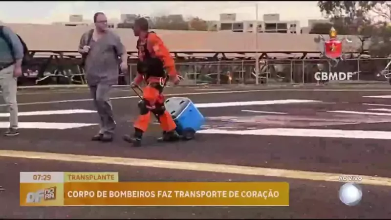 Corpo de Bombeiros realiza transporte aéreo de órgão entre Dourados e Brasília em missão de vida ou morte