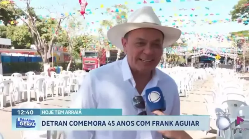 Detran-GO celebra 45 anos com festa de arraiá e show de Frank Aguiar — confira os detalhes!