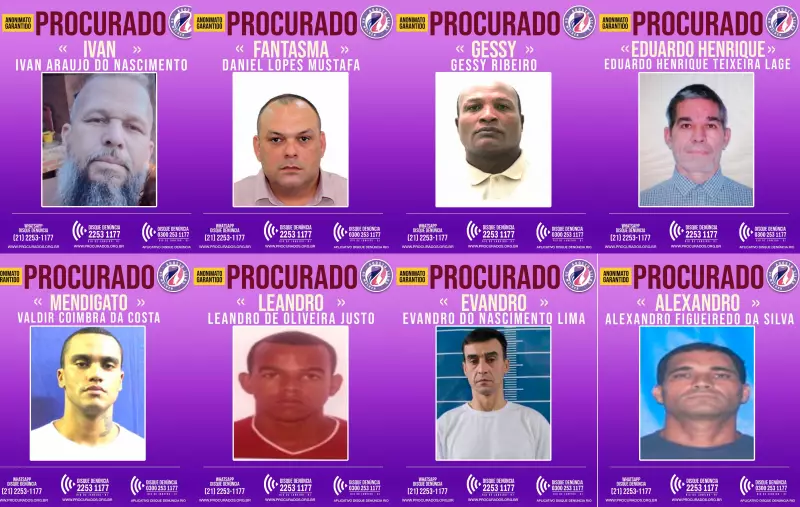 Disque-Denúncia intensifica busca por criminosos foragidos em casos de feminicídio no RJ