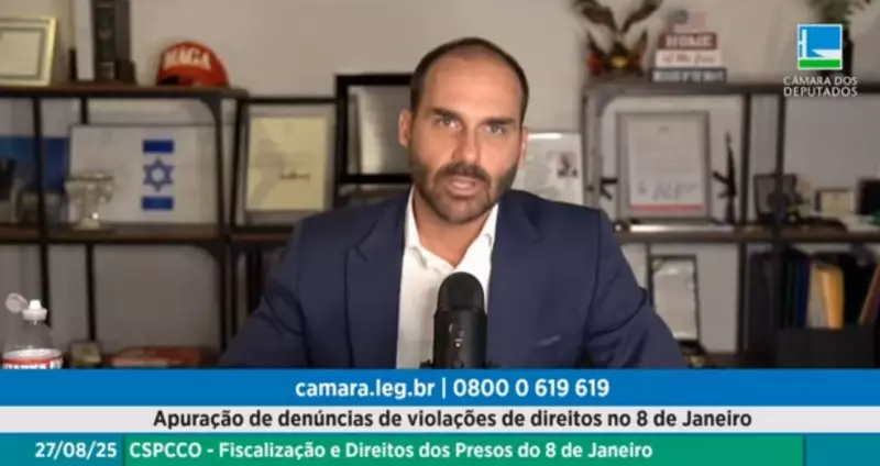 Eduardo Bolsonaro Comparece à Câmara por Videoconferência: Entenda o Caso da Ausência que Vem desde Março