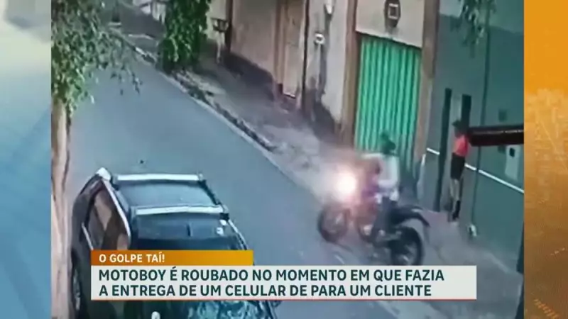 Entregador é Assaltado e Tem Moto, Produtos e Máquina Levarados em Contagem — Ação Rápida de Bandidos Choca