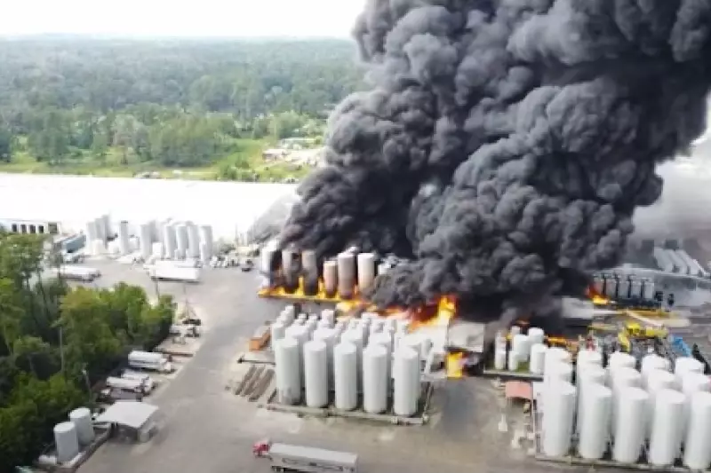 Explosão em Fábrica de Lubrificantes nos EUA Provoca Evacuação em Massa — Veja Vídeos