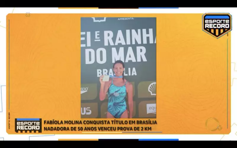 Fabíola Molina brilha e conquista título impressionante em Brasília