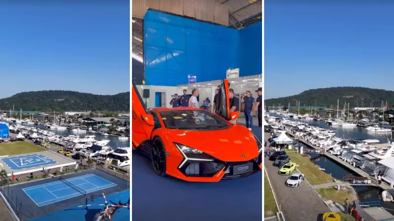 Feira Náutica em Guarujá é um Mergulho no Luxo: Lanchas de R$ 27 Mi, Carros Exclusivos e Helicóptero