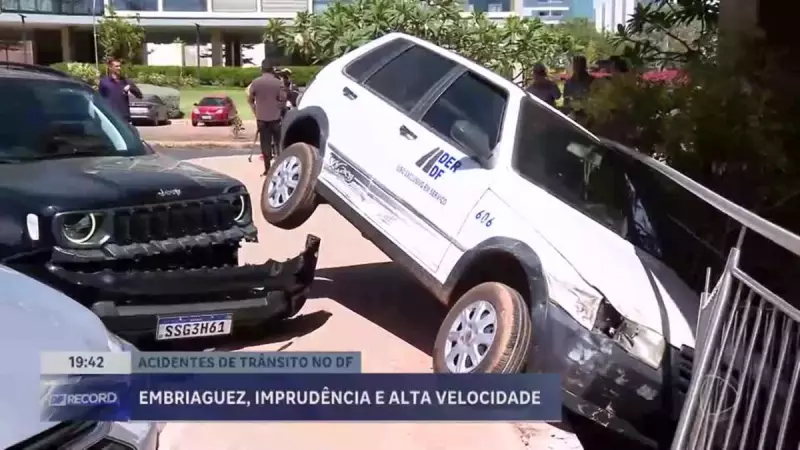 Fim de semana de tragédias no DF: embriaguez e imprudência deixam rastro de destruição no trânsito