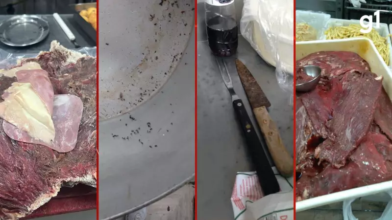 Fiscalização Interdita Tradicional Restaurante no Centro de Porto Alegre por Infrações Sanitárias