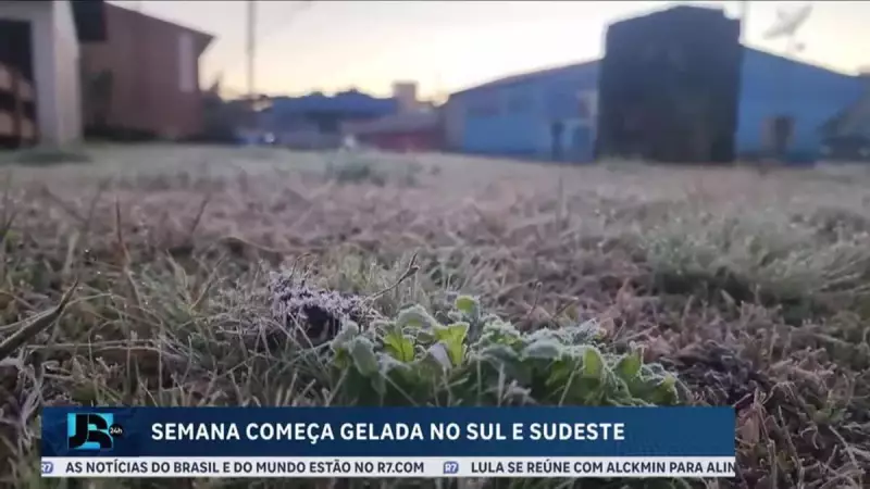 Frente fria chega com tudo: Sul e Sudeste enfrentam semana de temperaturas baixíssimas