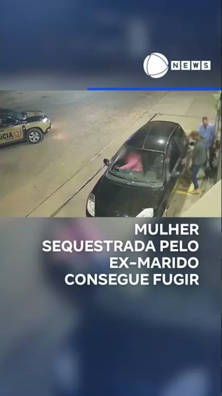 Fuga Ardilosa: Mulher Escapa de Sequestro do Ex-Marido em Cena de Puro Desespero