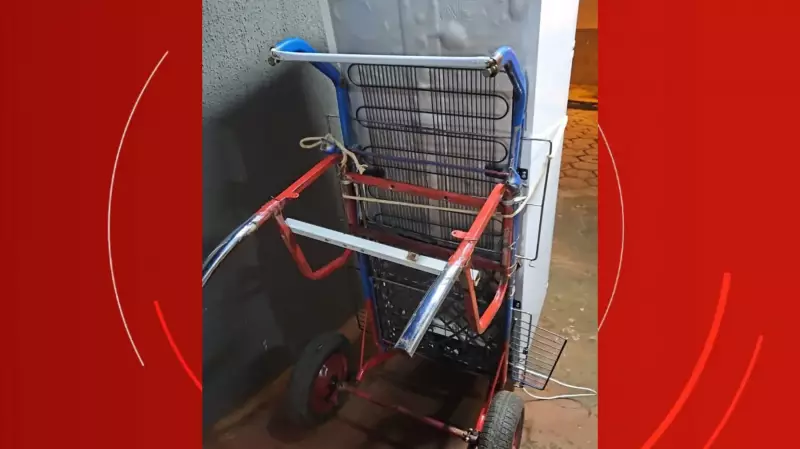 Furto bizarro em Foz do Iguaçu: ladrões levam geladeira de capela mortuária — veja o vídeo