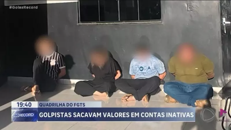 Golpistas são flagrados ao tentar sacar FGTS de conta inativa em Cocalzinho — veja como agiam