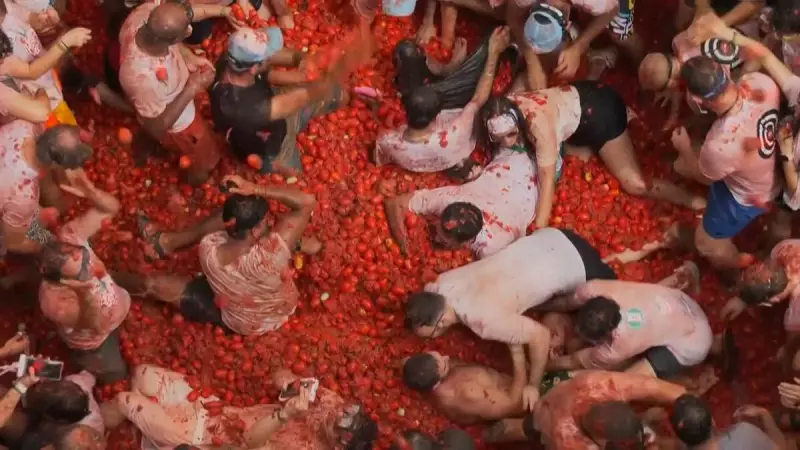 Guerra de Tomates na Espanha Vira Alvo de Críticas: Tradição ou Desperdício Alimentar?