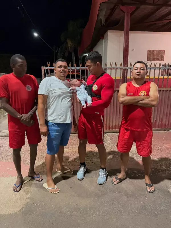 Herói de uniforme: bombeiro salva bebê engasgada em ação rápida e emocionante no Maranhão