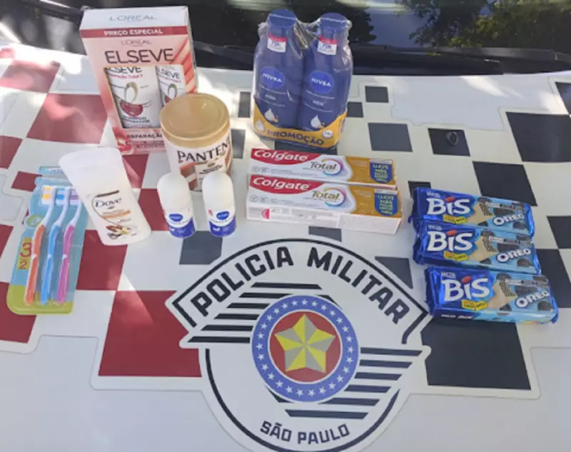 Homem é flagrado roubando produtos de beleza em Presidente Epitácio — veja o flagrante!