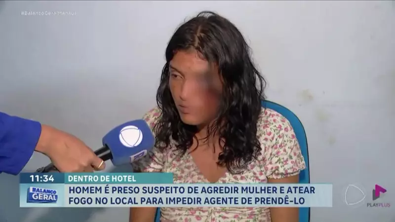 Homem é preso após agredir mulher e atear fogo em casa para fugir em Manaus — Veja os detalhes chocantes