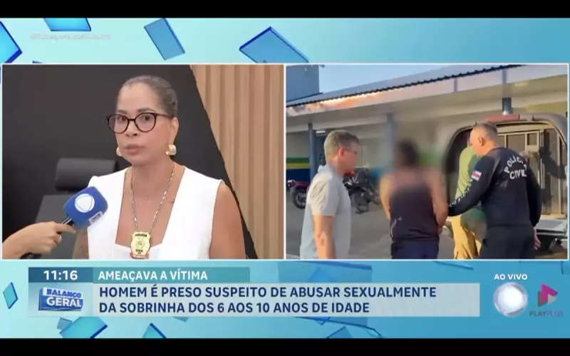 Homem é preso em Manaus por abuso sexual de sobrinha durante quatro anos — caso choca comunidade