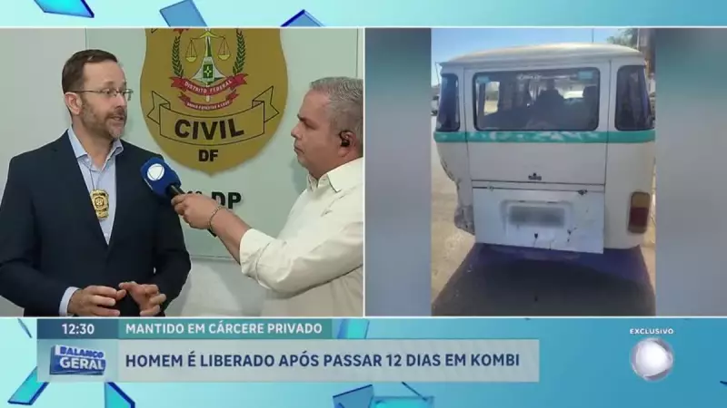 Homem é resgatado após 12 dias preso dentro de kombi no Guará II — um pesadelo real