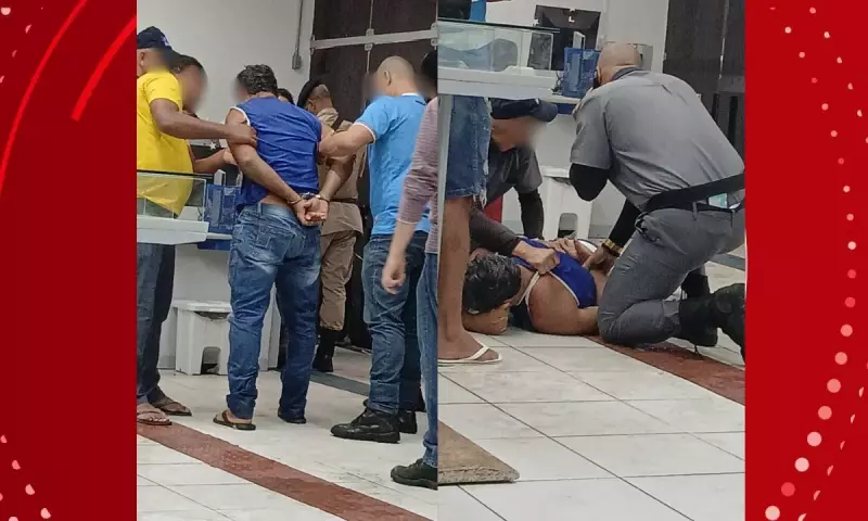 Homem invade agência do INSS em Salvador e ameaça atear fogo: caos no mutirão