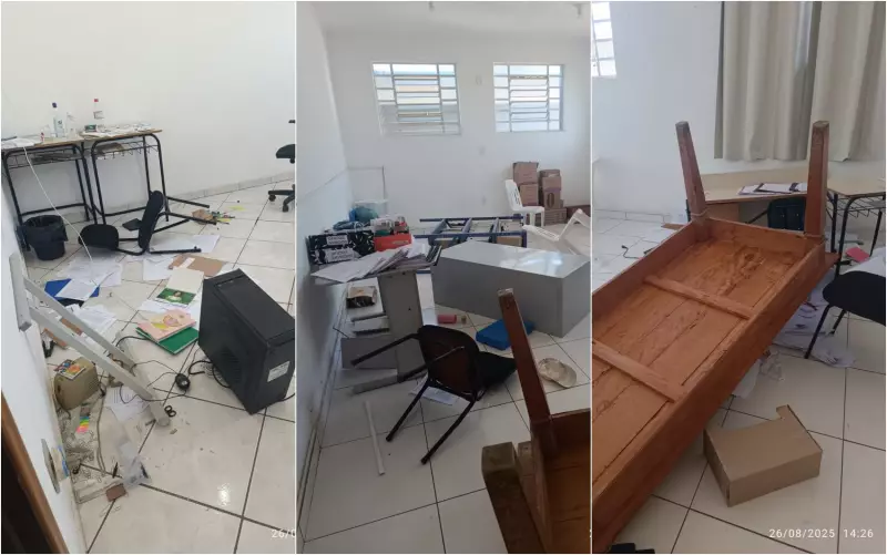 Homem invade CRAS em Passos, quebra tudo e ameaça funcionárias: unidade fechada temporariamente