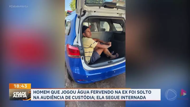 Homem que atirou água fervente na ex-companheira ganha liberdade provisória — veja os detalhes