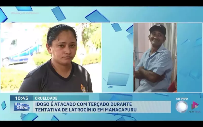 Idoso é atacado com terçado durante tentativa de assalto em Manacapuru — veja detalhes