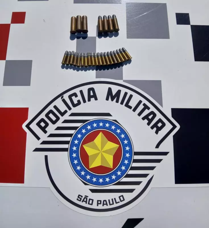 Idoso é flagrado com 26 munições em Sagres: fiscalização apreende material ilegal