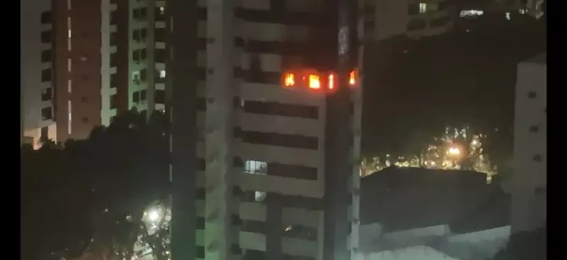 Idoso Sobrevive a Incêndio Aterrador em Prédio do Recife com Queimaduras Graves