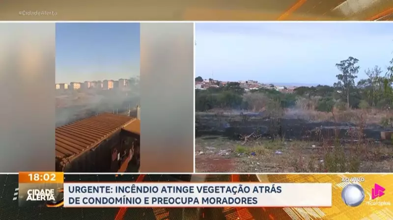 Incêndio Aterroriza Condomínio em Ribeirão Preto — Veja o Vídeo Impressionante