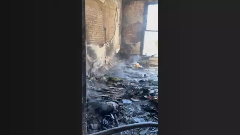 Incêndio de grandes proporções atinge Casa do Estudante Universitário em Curitiba; veja imagens chocantes
