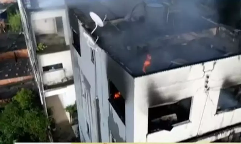 Incêndio de Grandes Proporções Atinge Residência na Fazenda Grande do Retiro, em Salvador