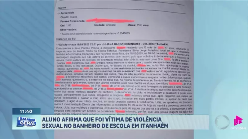 Jovem de 17 anos relata violência sexual em escola estadual de Itanhaém: 'Me sinto traída'