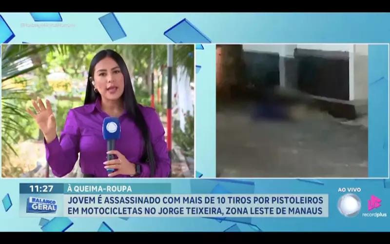 Jovem é brutalmente executado com mais de 10 tiros por pistoleiros em motos na Zona Leste de Manaus